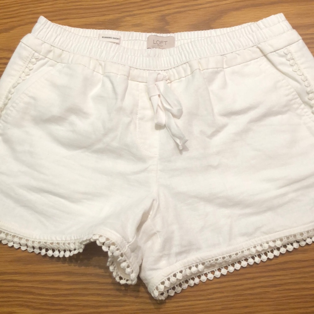 Loft Outlet White Shorts XS